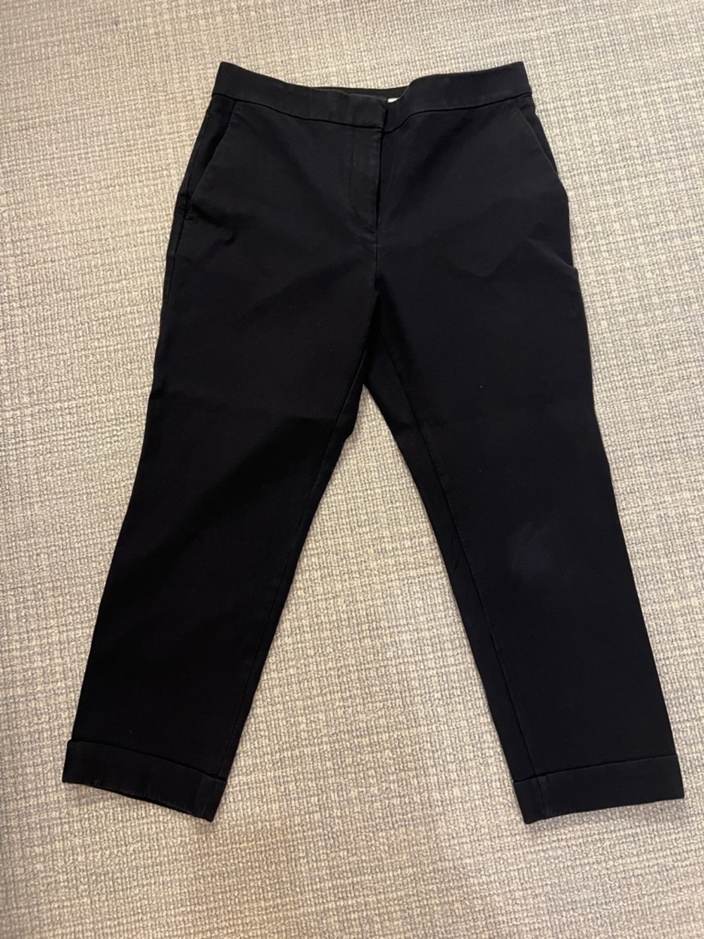 Ann Taylor Navy Cropped Ankle Pants